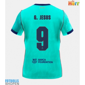 Billiga Barcelona Gabriel Jesus #9 Tredjeställ 2026-27 Kortärmad